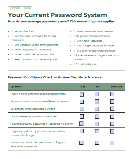 Digital Peace of Mind: Organise Your Digital Life Workbook