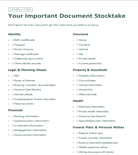 Digital Peace of Mind: Organise Your Digital Life Workbook