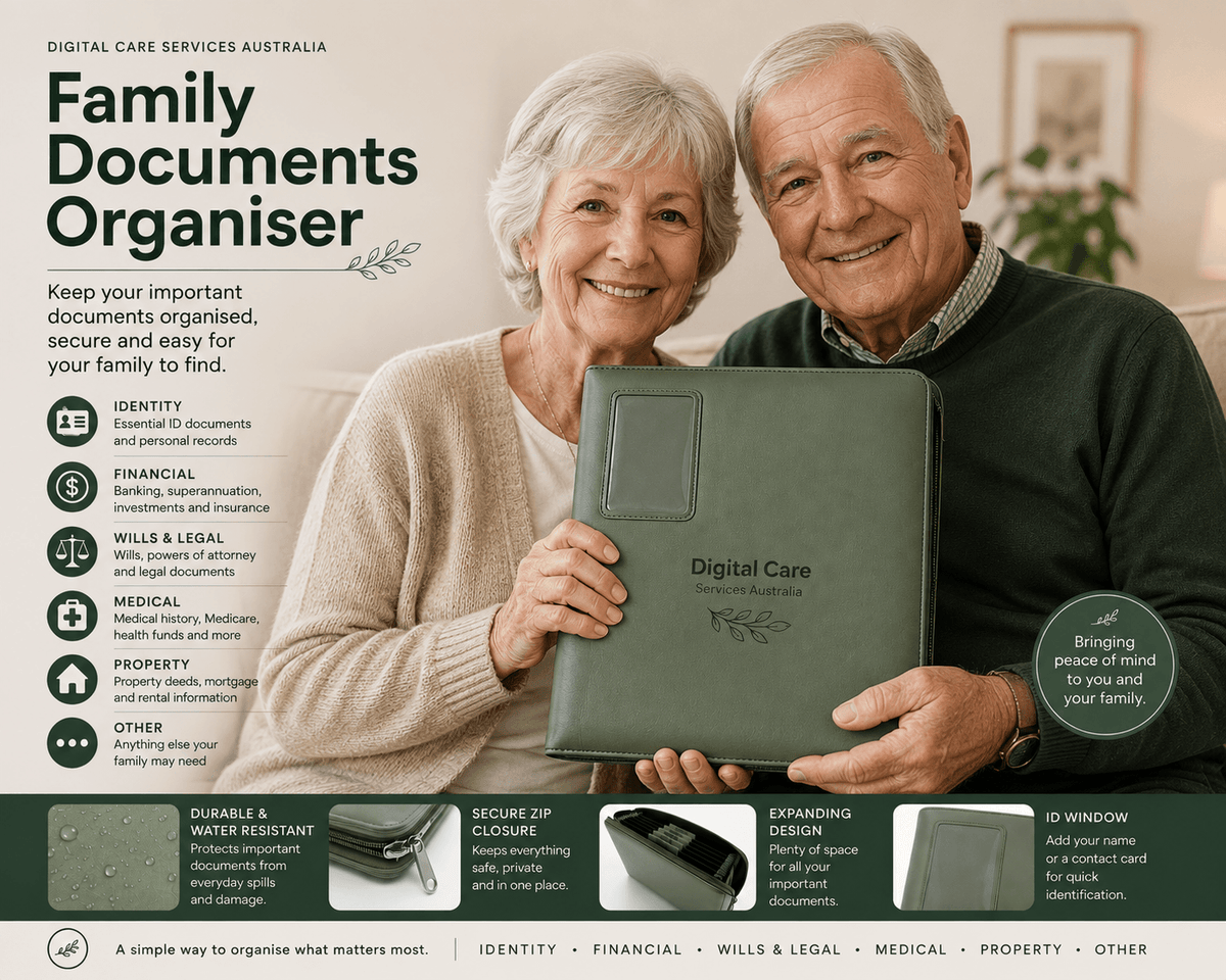End of Life Planner & Important Documents Organisation Bundle
