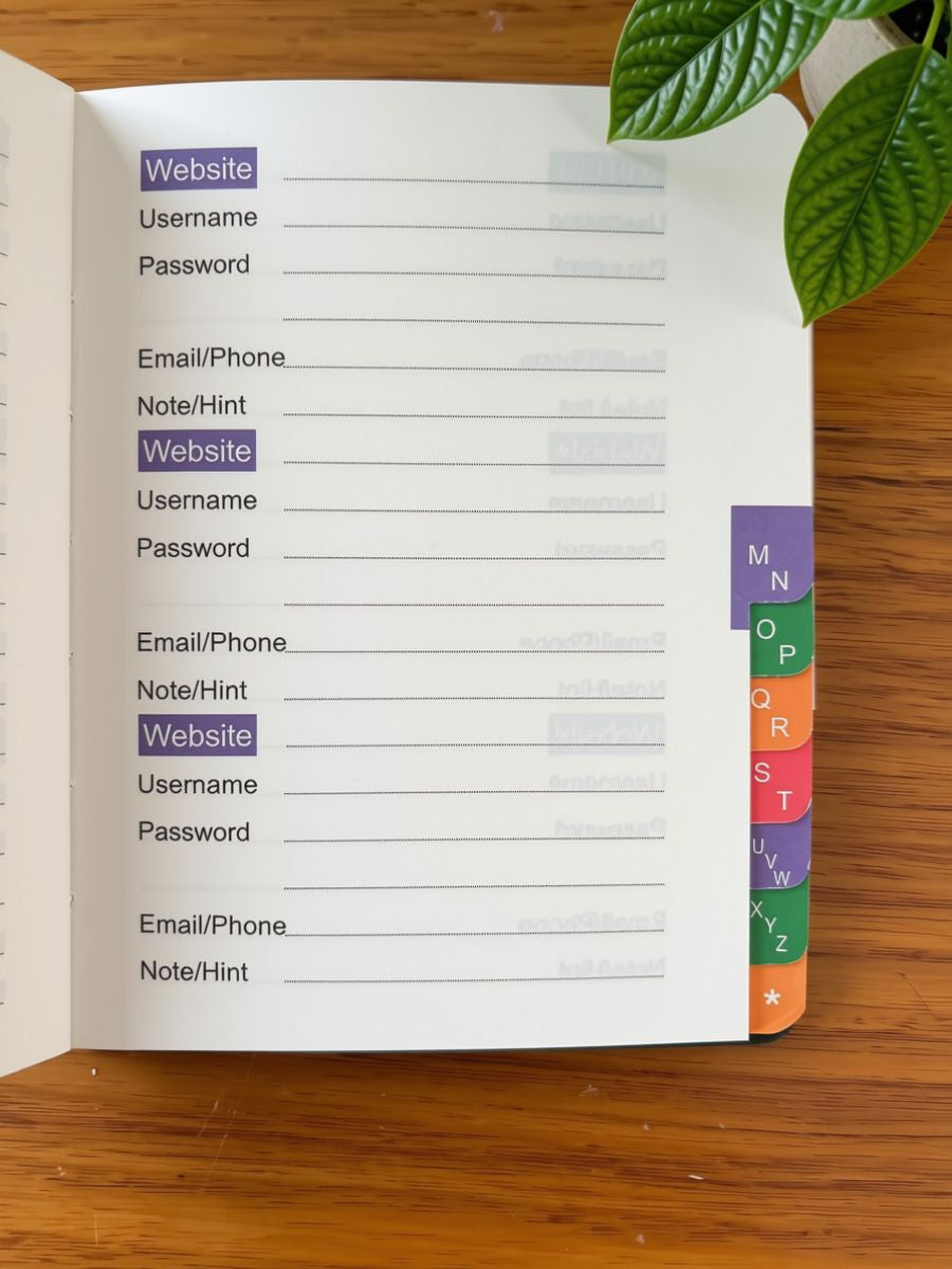 Password Book – Simple Password Organiser
